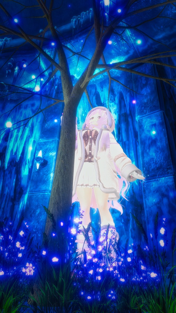 95アバター相当 冬映えコーデ-Noël Brûlée-ノエルブリュレ (VRChat向衣装)#mumu_shop