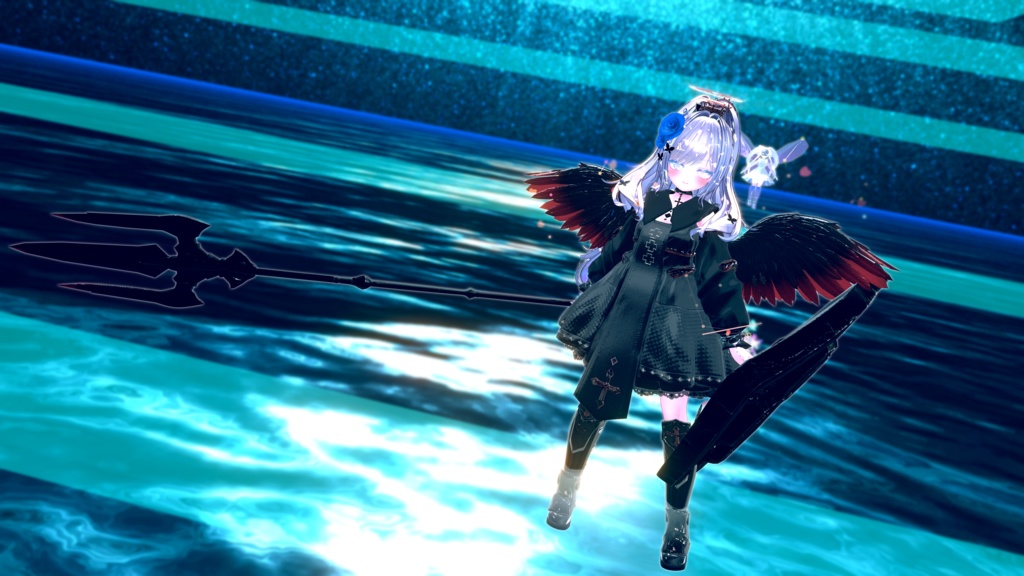 100アバター相当天使&悪魔コーデ ディアベルム&セラフィン Diabellum & Seraphine(VRChat向衣装)#mumu_shop