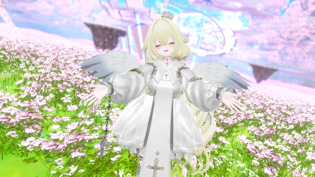 100アバター相当天使&悪魔コーデ ディアベルム&セラフィン Diabellum & Seraphine(VRChat向衣装)#mumu_shop