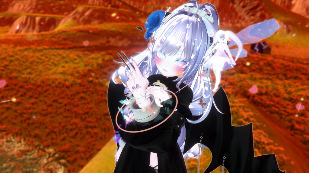 100アバター相当天使&悪魔コーデ ディアベルム&セラフィン Diabellum & Seraphine(VRChat向衣装)#mumu_shop