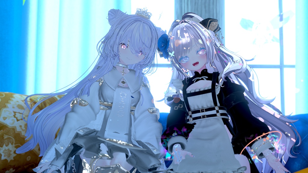 100アバター相当天使&悪魔コーデ ディアベルム&セラフィン Diabellum & Seraphine(VRChat向衣装)#mumu_shop
