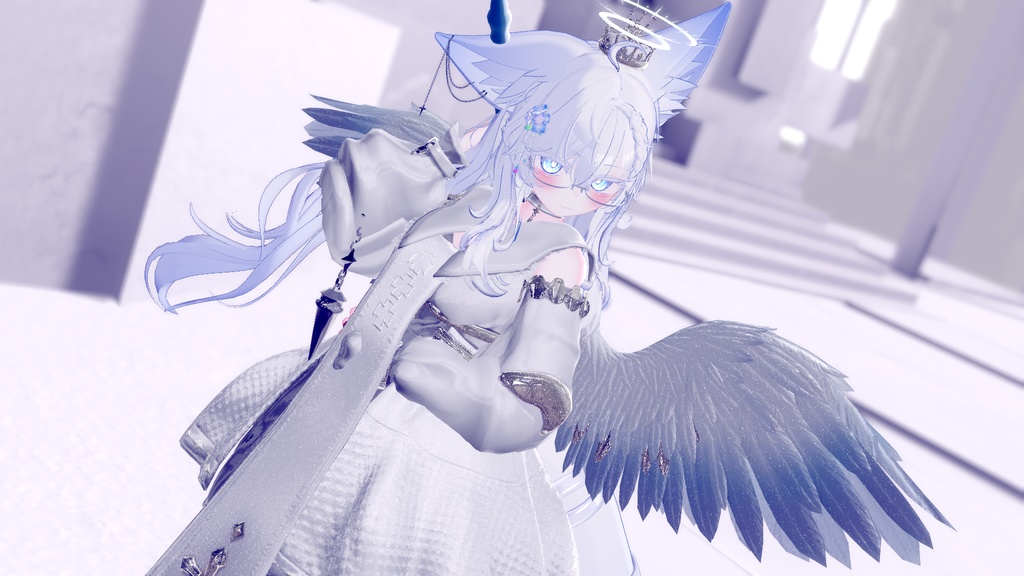101アバター相当天使&悪魔コーデ ディアベルム&セラフィン Diabellum & Seraphine(VRChat向衣装)#mumu_shop