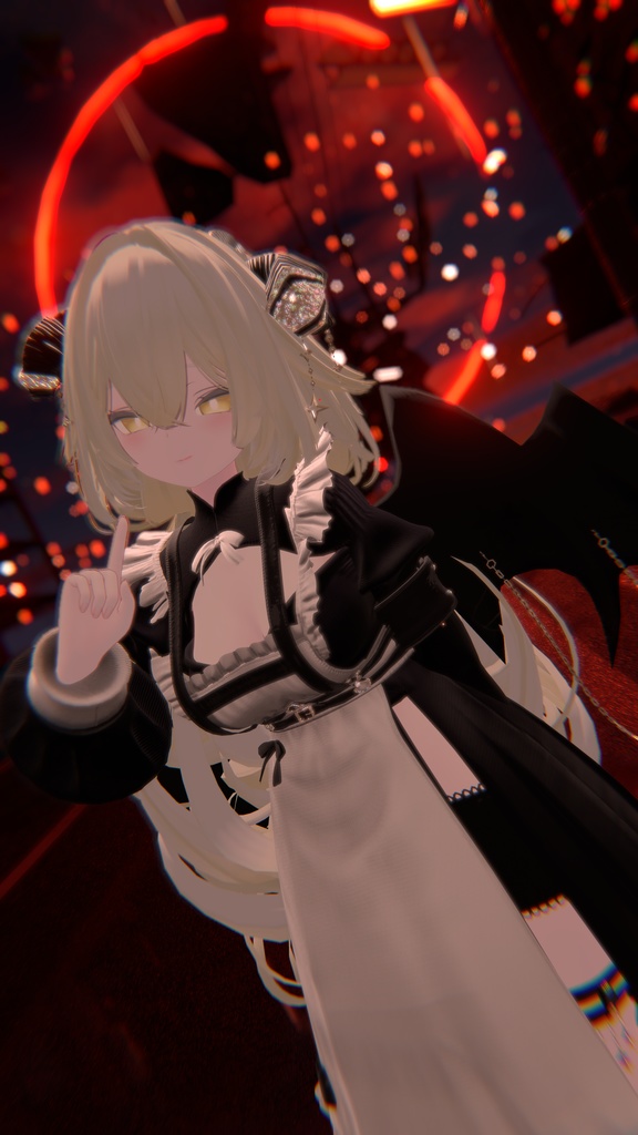 100アバター相当天使&悪魔コーデ ディアベルム&セラフィン Diabellum & Seraphine(VRChat向衣装)#mumu_shop