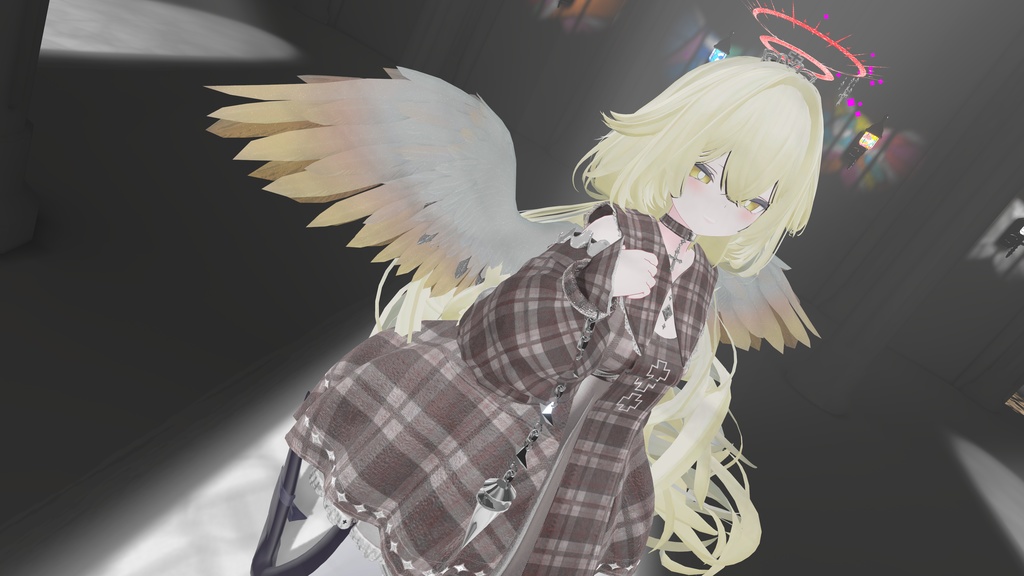 100アバター相当天使&悪魔コーデ ディアベルム&セラフィン Diabellum & Seraphine(VRChat向衣装)#mumu_shop