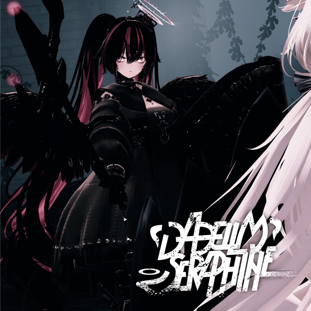 100アバター相当天使&悪魔コーデ ディアベルム&セラフィン Diabellum & Seraphine(VRChat向衣装)#mumu_shop