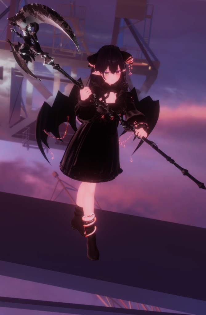 100アバター相当天使&悪魔コーデ ディアベルム&セラフィン Diabellum & Seraphine(VRChat向衣装)#mumu_shop