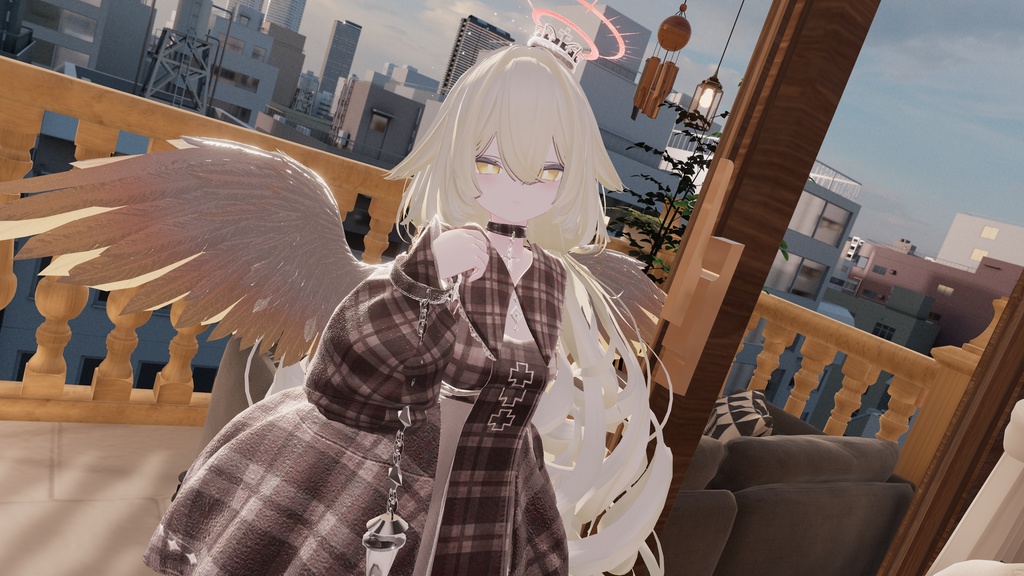 100アバター相当天使&悪魔コーデ ディアベルム&セラフィン Diabellum & Seraphine(VRChat向衣装)#mumu_shop