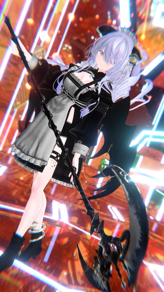 100アバター相当天使&悪魔コーデ ディアベルム&セラフィン Diabellum & Seraphine(VRChat向衣装)#mumu_shop
