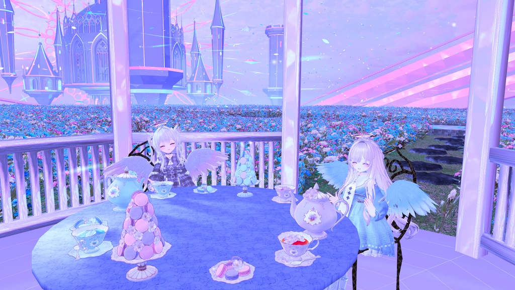 100アバター相当天使&悪魔コーデ ディアベルム&セラフィン Diabellum & Seraphine(VRChat向衣装)#mumu_shop
