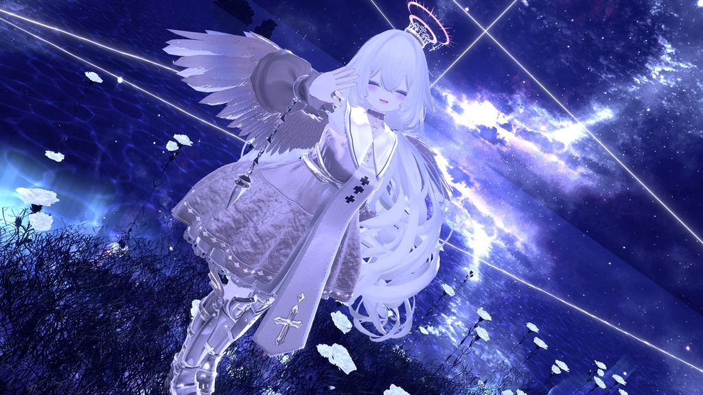 100アバター相当天使&悪魔コーデ ディアベルム&セラフィン Diabellum & Seraphine(VRChat向衣装)#mumu_shop