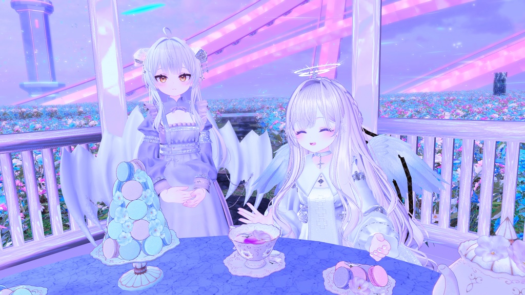 100アバター相当天使&悪魔コーデ ディアベルム&セラフィン Diabellum & Seraphine(VRChat向衣装)#mumu_shop