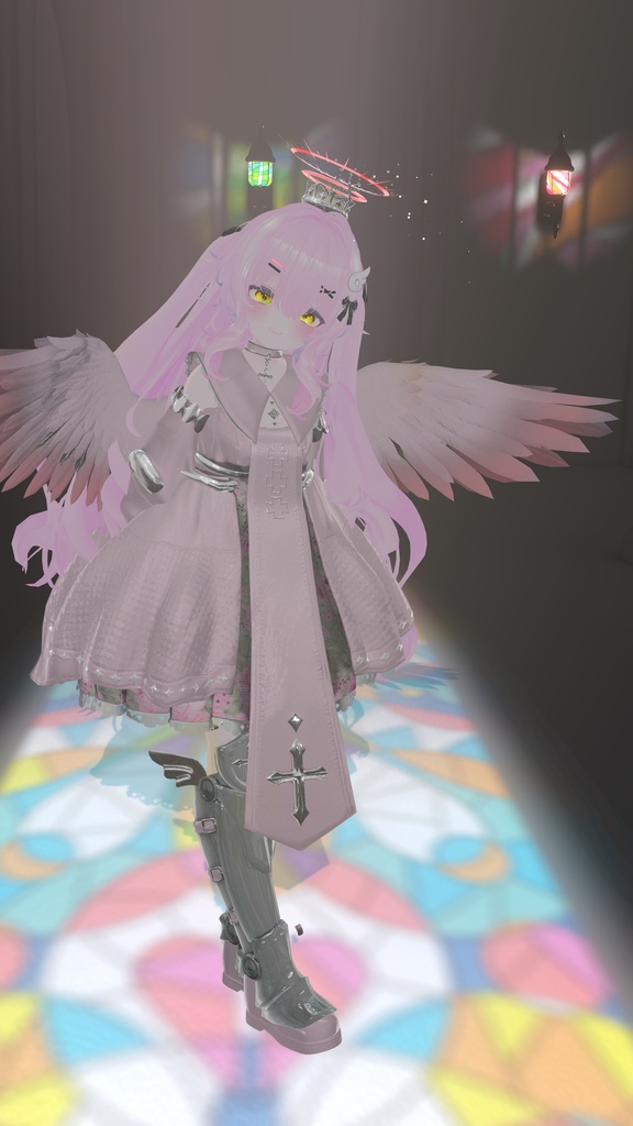 100アバター相当天使&悪魔コーデ ディアベルム&セラフィン Diabellum & Seraphine(VRChat向衣装)#mumu_shop