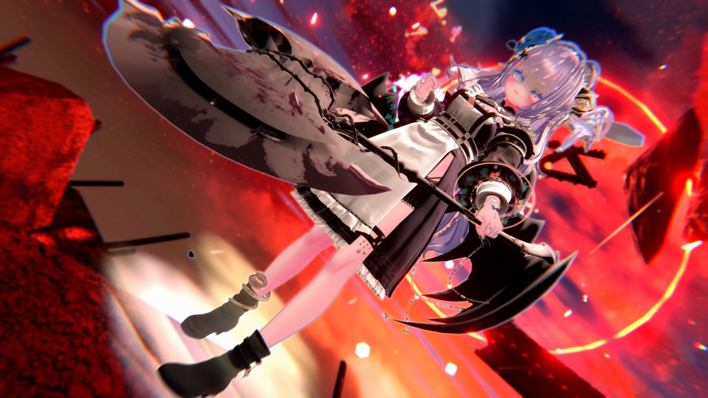 100アバター相当天使&悪魔コーデ ディアベルム&セラフィン Diabellum & Seraphine(VRChat向衣装)#mumu_shop