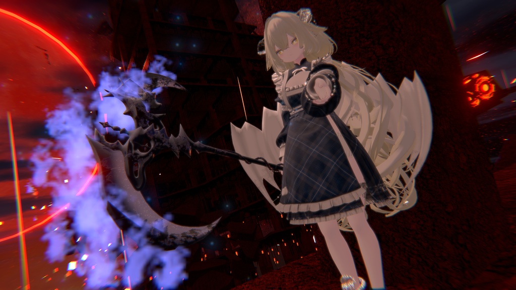 100アバター相当天使&悪魔コーデ ディアベルム&セラフィン Diabellum & Seraphine(VRChat向衣装)#mumu_shop