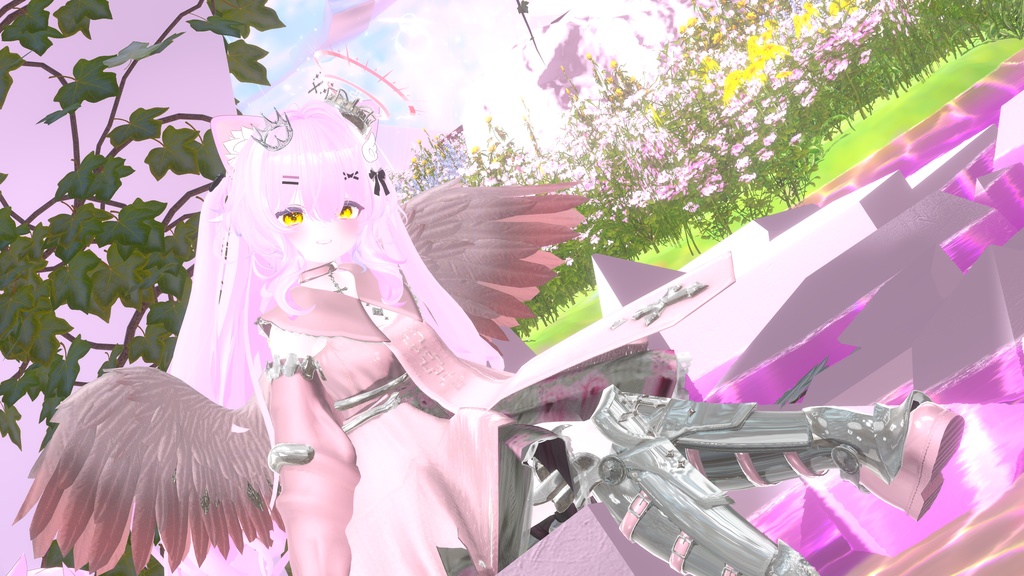 100アバター相当天使&悪魔コーデ ディアベルム&セラフィン Diabellum & Seraphine(VRChat向衣装)#mumu_shop