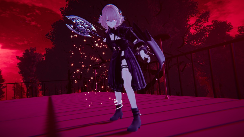 100アバター相当天使&悪魔コーデ ディアベルム&セラフィン Diabellum & Seraphine(VRChat向衣装)#mumu_shop