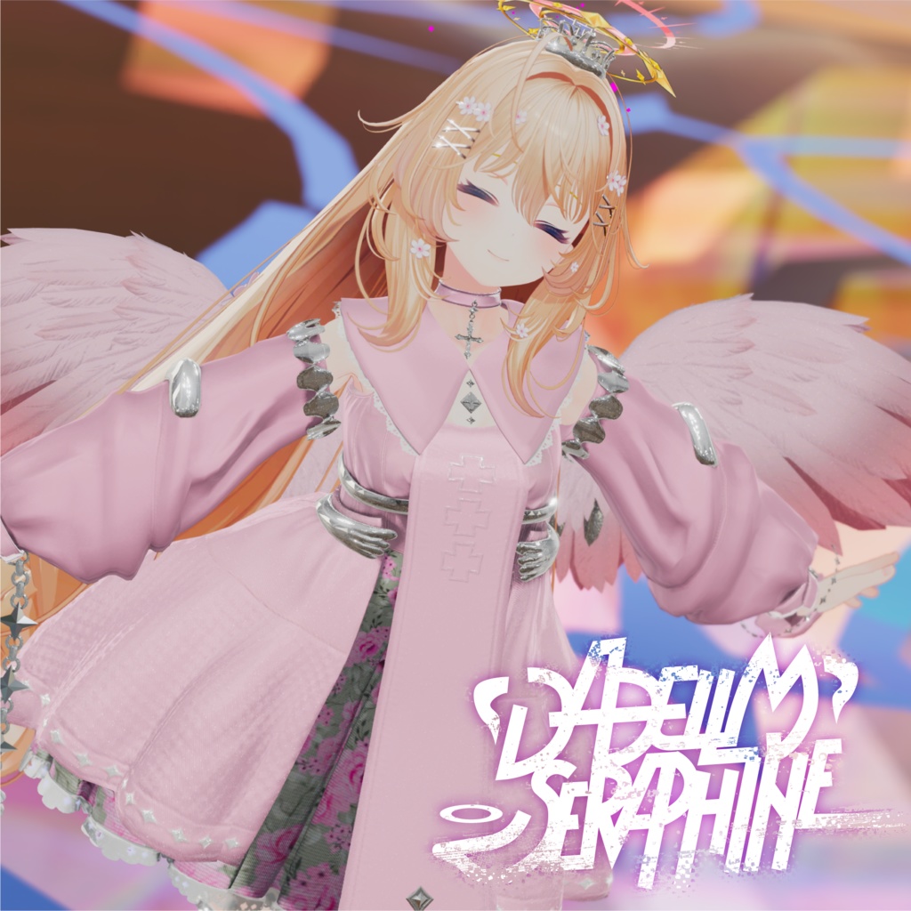 100アバター相当天使&悪魔コーデ ディアベルム&セラフィン Diabellum & Seraphine(VRChat向衣装)#mumu_shop