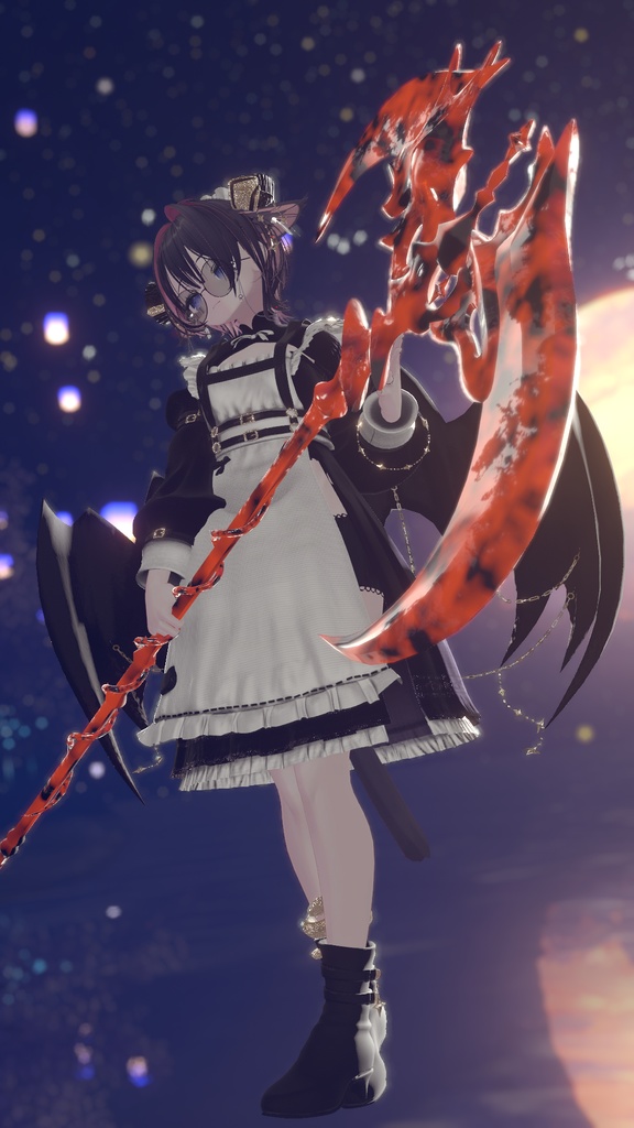 101アバター相当天使&悪魔コーデ ディアベルム&セラフィン Diabellum & Seraphine(VRChat向衣装)#mumu_shop