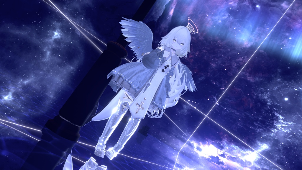 100アバター相当天使&悪魔コーデ ディアベルム&セラフィン Diabellum & Seraphine(VRChat向衣装)#mumu_shop