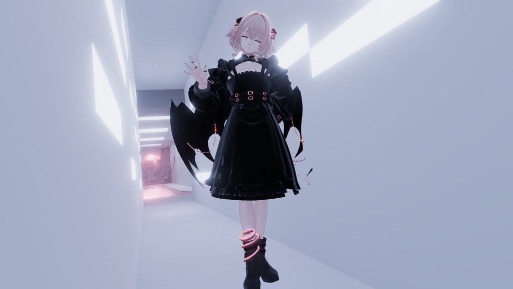 100アバター相当天使&悪魔コーデ ディアベルム&セラフィン Diabellum & Seraphine(VRChat向衣装)#mumu_shop