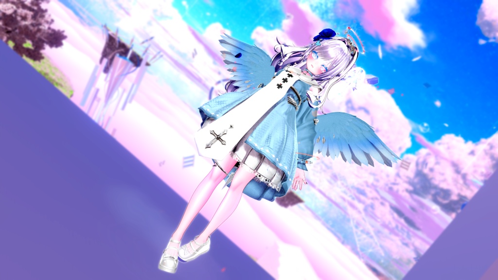 100アバター相当天使&悪魔コーデ ディアベルム&セラフィン Diabellum & Seraphine(VRChat向衣装)#mumu_shop