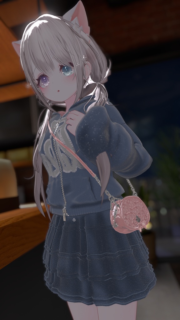 74アバター相当空港コーデ フェリクサ Felixa(VRChat向衣装)#mumu_shop