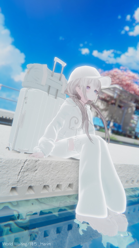 74アバター相当空港コーデ フェリクサ Felixa(VRChat向衣装)#mumu_shop