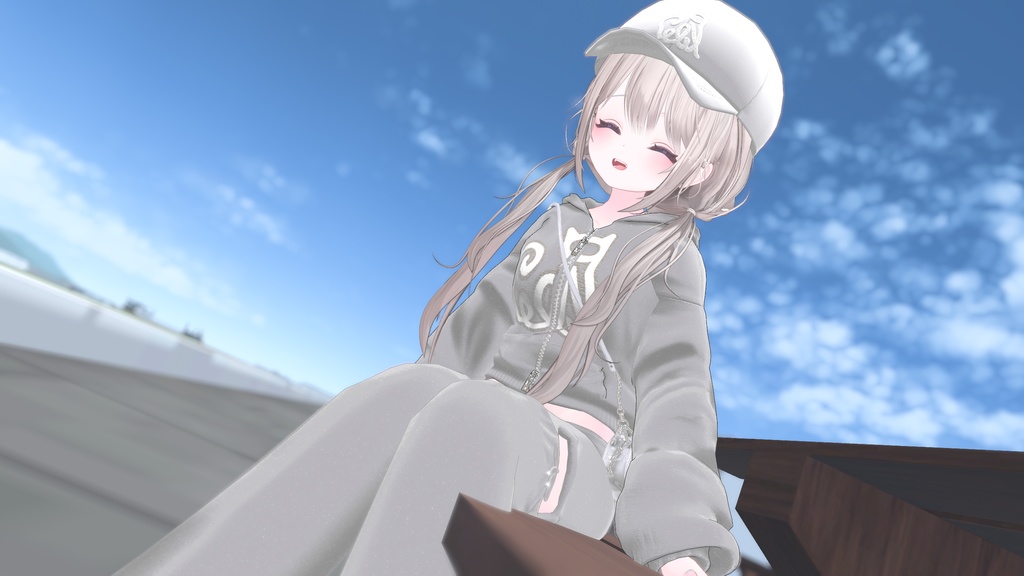 74アバター相当空港コーデ フェリクサ Felixa(VRChat向衣装)#mumu_shop