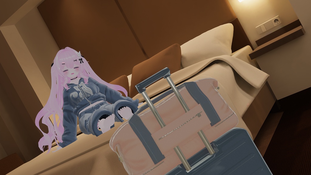 74アバター相当空港コーデ フェリクサ Felixa(VRChat向衣装)#mumu_shop