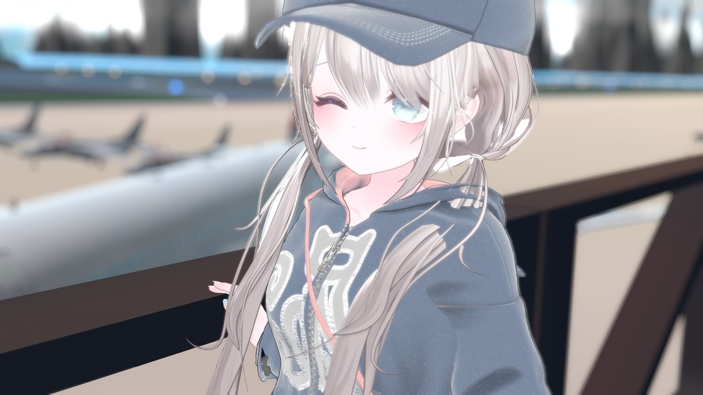 74アバター相当空港コーデ フェリクサ Felixa(VRChat向衣装)#mumu_shop