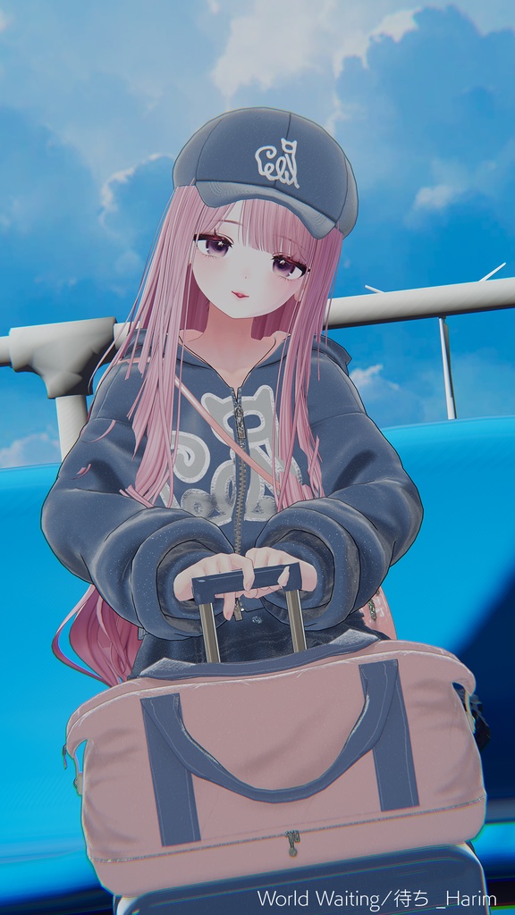74アバター相当空港コーデ フェリクサ Felixa(VRChat向衣装)#mumu_shop