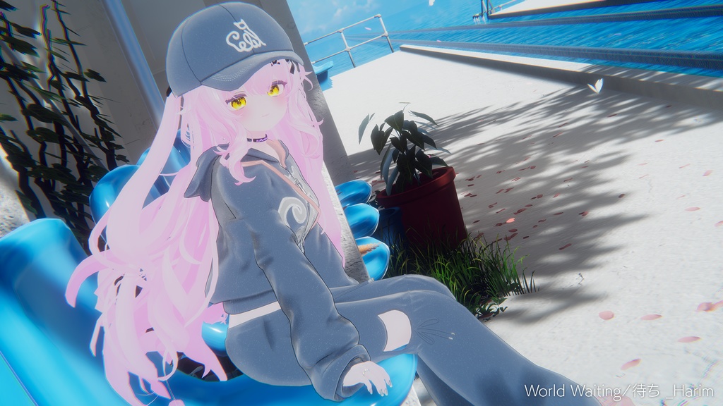 74アバター相当空港コーデ フェリクサ Felixa(VRChat向衣装)#mumu_shop