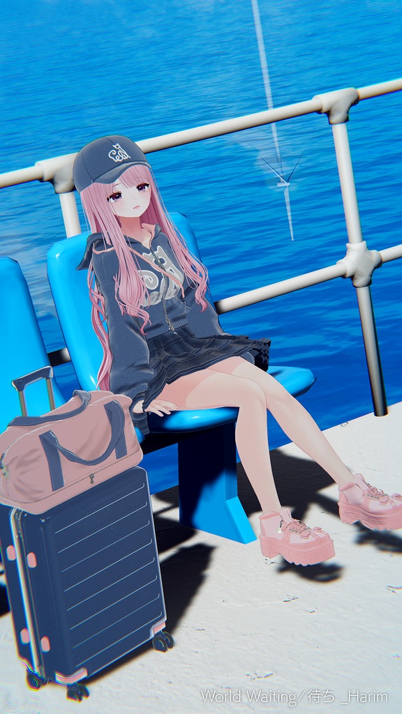74アバター相当空港コーデ フェリクサ Felixa(VRChat向衣装)#mumu_shop