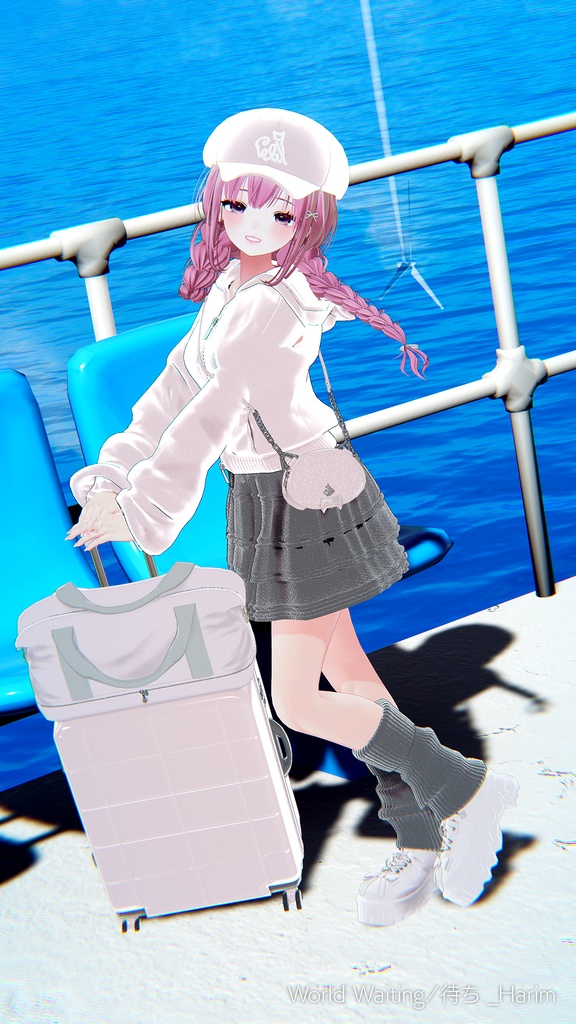 74アバター相当空港コーデ フェリクサ Felixa(VRChat向衣装)#mumu_shop