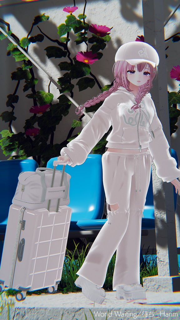 74アバター相当空港コーデ フェリクサ Felixa(VRChat向衣装)#mumu_shop