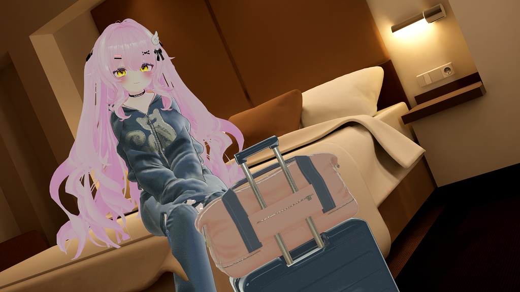 74アバター相当空港コーデ フェリクサ Felixa(VRChat向衣装)#mumu_shop