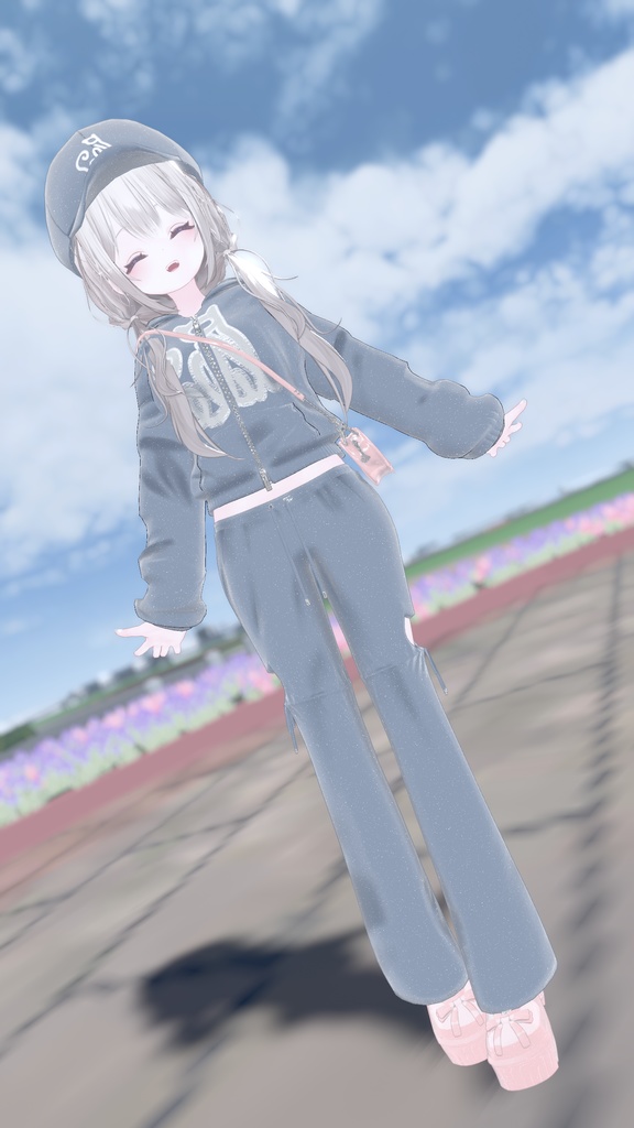 74アバター相当空港コーデ フェリクサ Felixa(VRChat向衣装)#mumu_shop