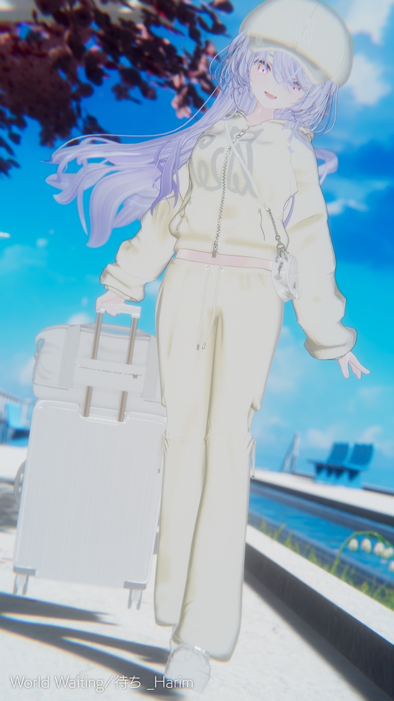 74アバター相当空港コーデ フェリクサ Felixa(VRChat向衣装)#mumu_shop