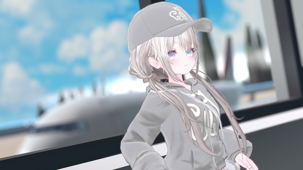 74アバター相当空港コーデ フェリクサ Felixa(VRChat向衣装)#mumu_shop