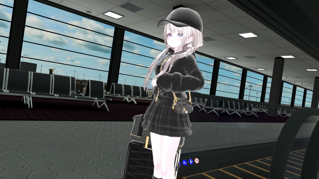 74アバター相当空港コーデ フェリクサ Felixa(VRChat向衣装)#mumu_shop