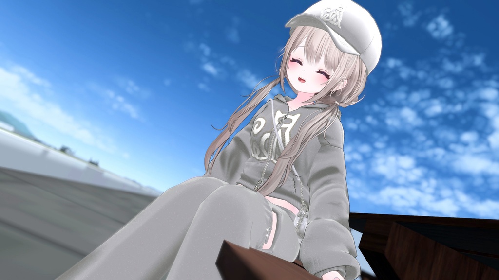 74アバター相当空港コーデ フェリクサ Felixa(VRChat向衣装)#mumu_shop