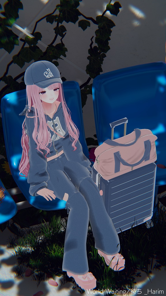74アバター相当空港コーデ フェリクサ Felixa(VRChat向衣装)#mumu_shop