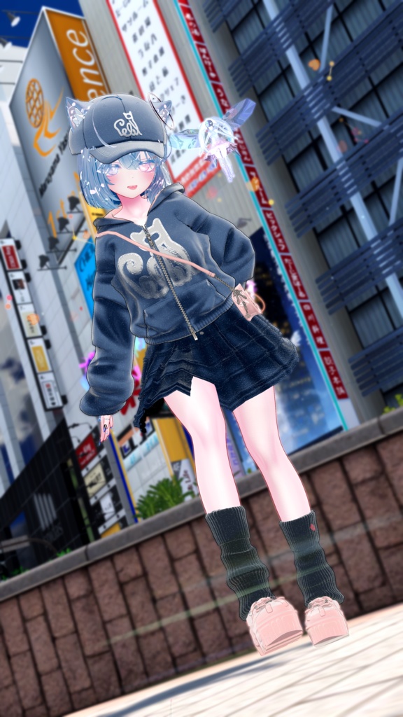 74アバター相当空港コーデ フェリクサ Felixa(VRChat向衣装)#mumu_shop