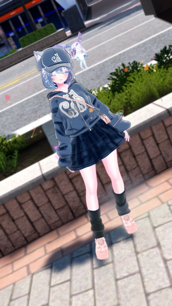 74アバター相当空港コーデ フェリクサ Felixa(VRChat向衣装)#mumu_shop