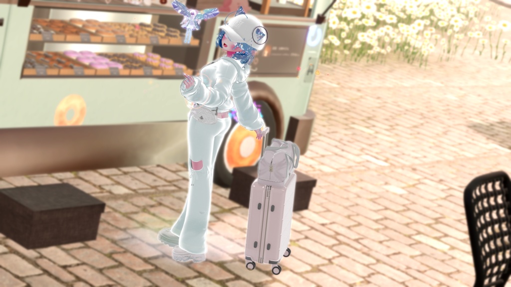 74アバター相当空港コーデ フェリクサ Felixa(VRChat向衣装)#mumu_shop