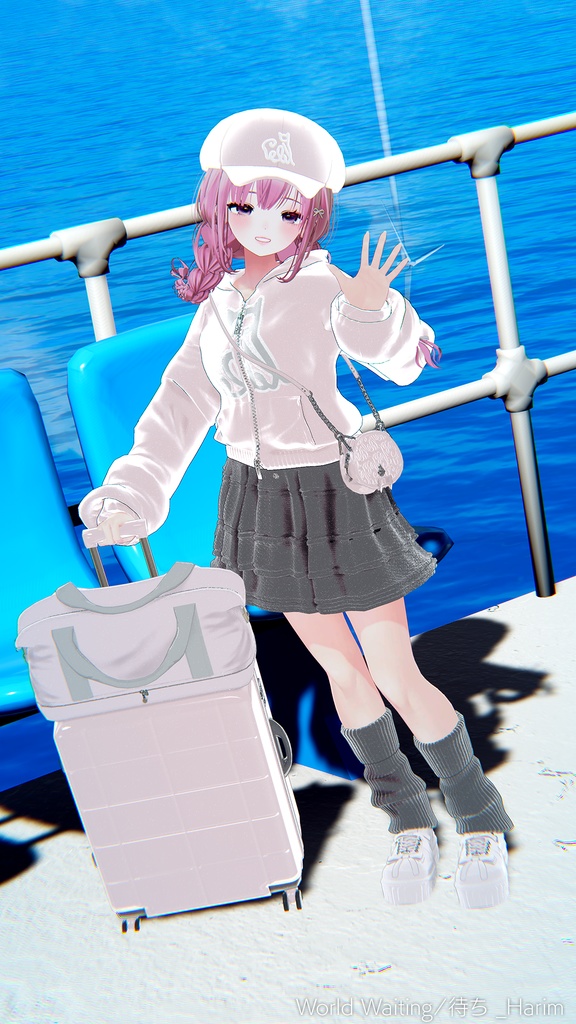 74アバター相当空港コーデ フェリクサ Felixa(VRChat向衣装)#mumu_shop