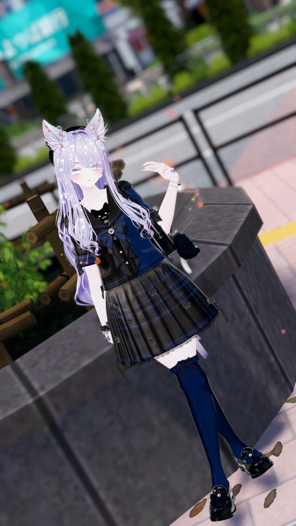 104アバター相当制服コーデ さくらいろひまりねこ(26バリエーション、VRChat向衣装)#mumu_shop