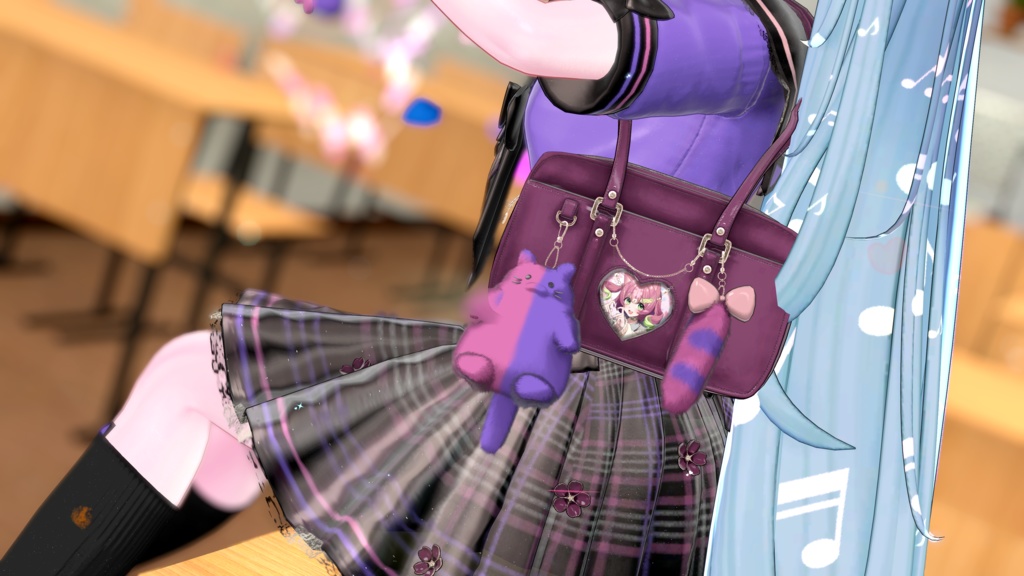 104アバター相当制服コーデ さくらいろひまりねこ(26バリエーション、VRChat向衣装)#mumu_shop