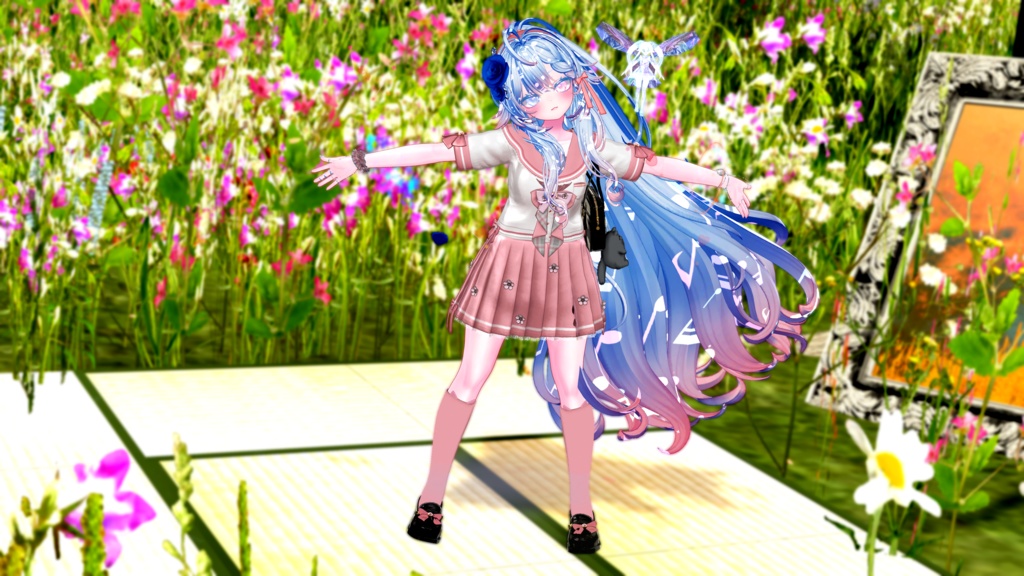 104アバター相当制服コーデ さくらいろひまりねこ(26バリエーション、VRChat向衣装)#mumu_shop