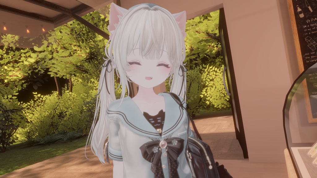 104アバター相当制服コーデ さくらいろひまりねこ(26バリエーション、VRChat向衣装)#mumu_shop